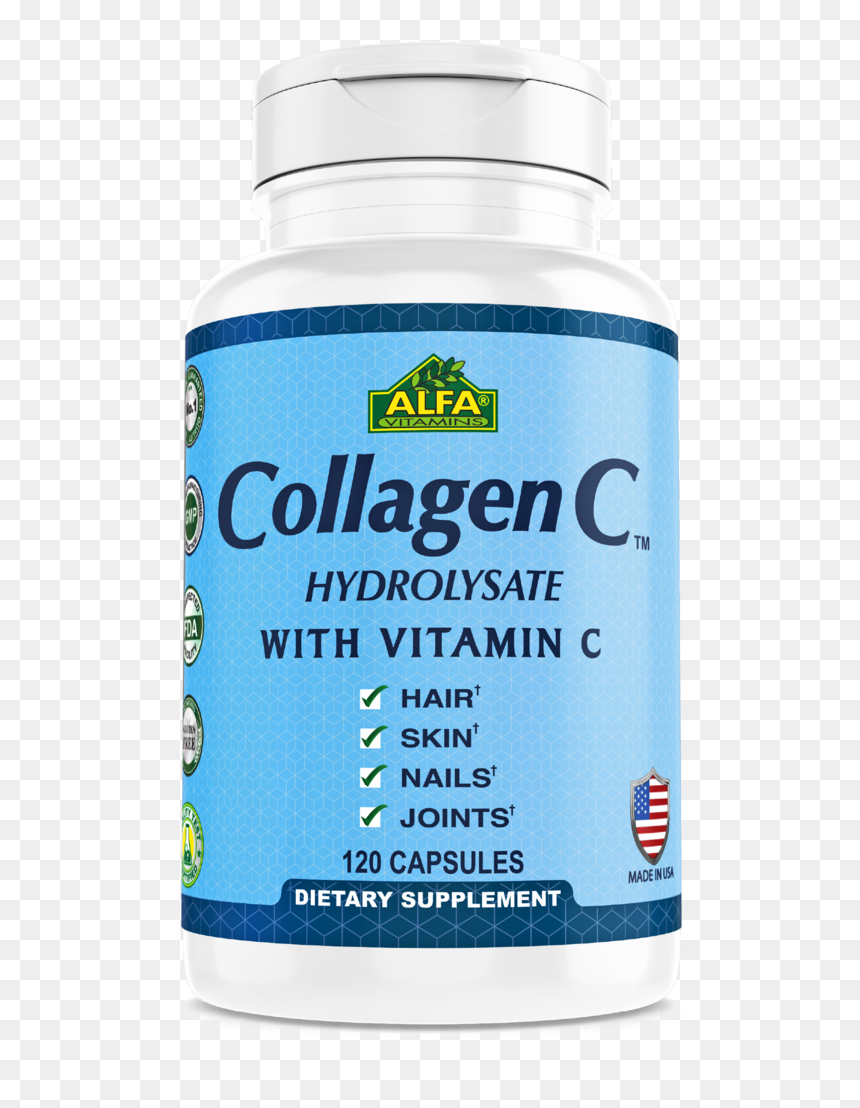 Alfa Collagen C Hydrolysate, HD Png Download - vitamins png