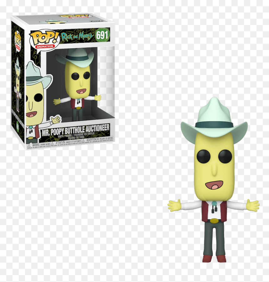 Mr Poopybutthole Pop Figure, HD Png Download - mr poopybutthole png