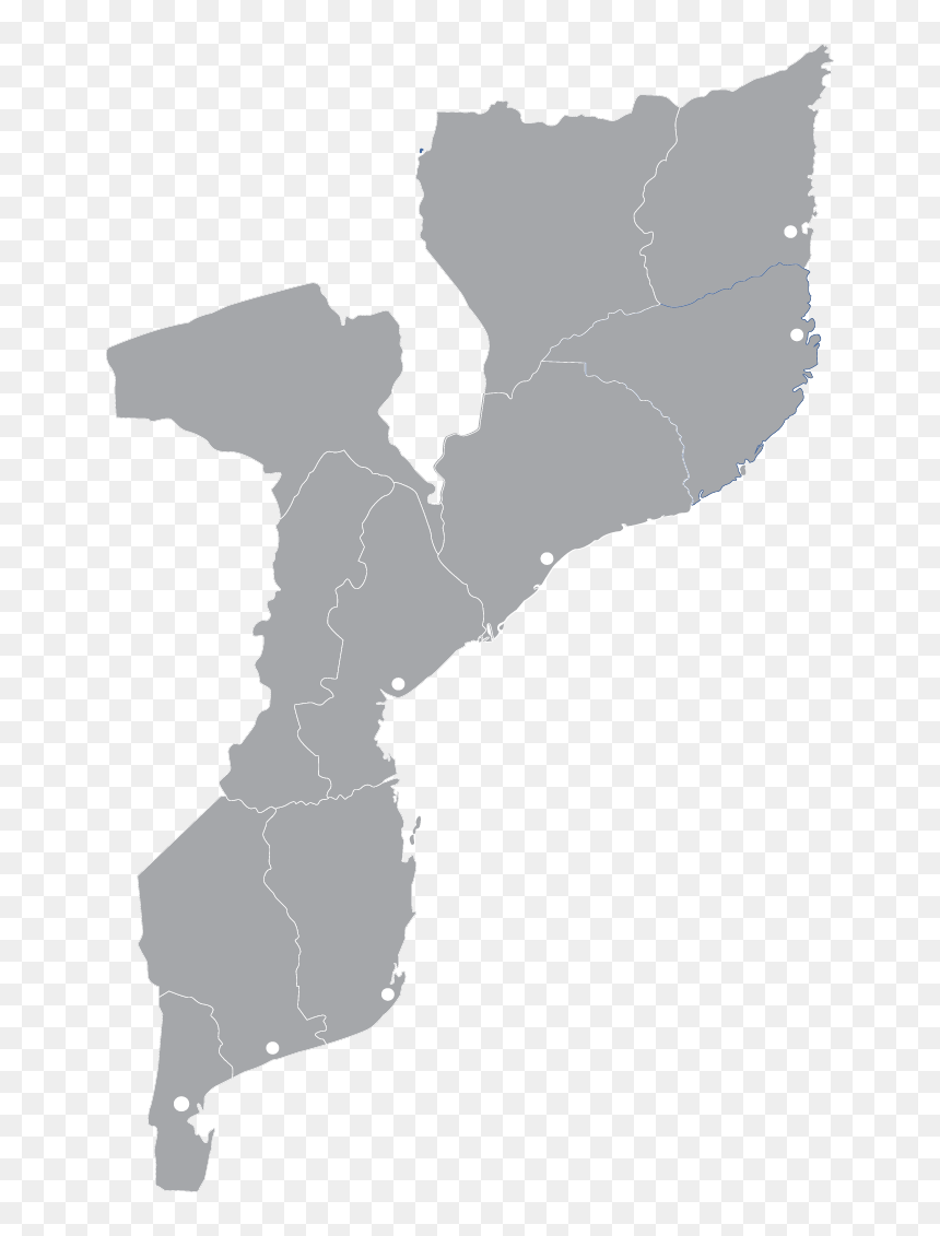 Maputo - Beira - Quelimane - Nacala - Pemba - Mapa-maputo - Mozambique Flag Map, HD Png Download - mapa png