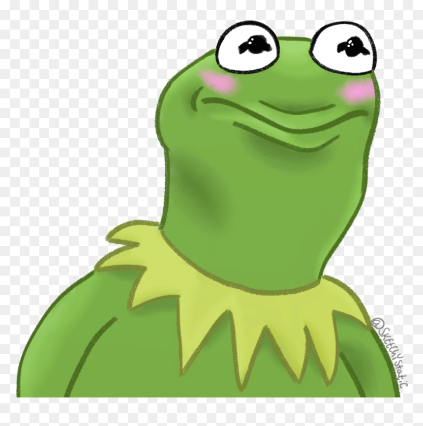 I Forgot To Post These I Made Some Emojis For My Sister’s - Cartoon, HD Png Download - kermit tea png