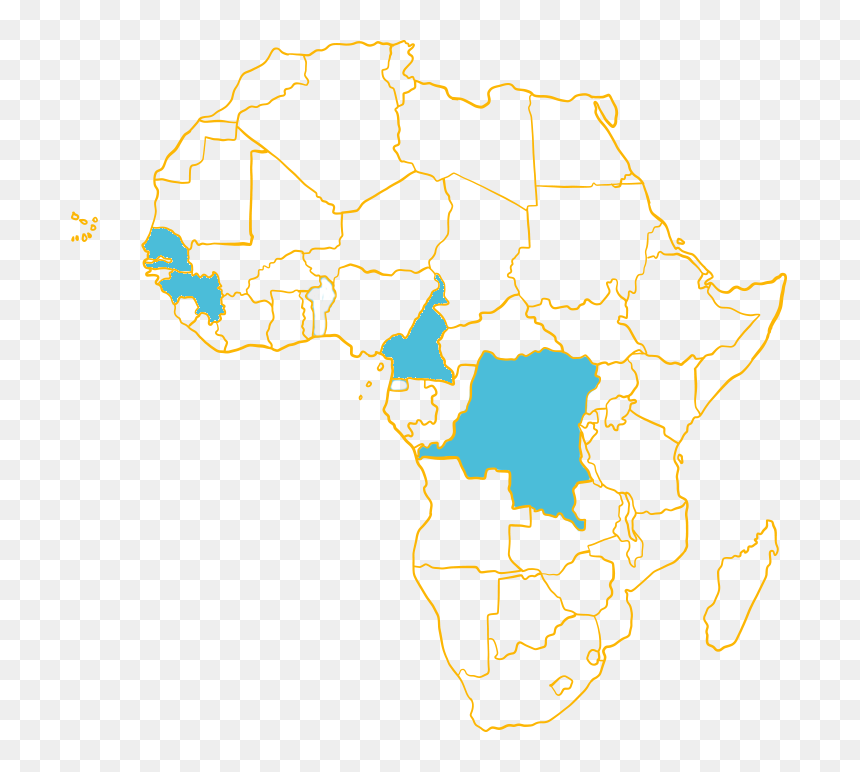 Mobutu Sese Seko 1964, HD Png Download - mapa png