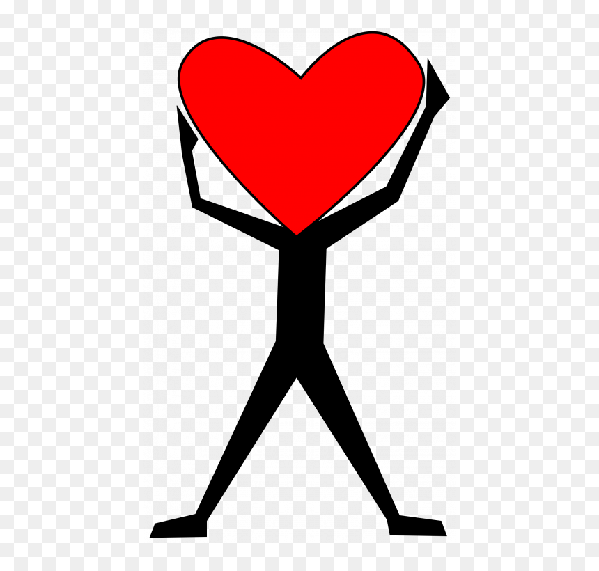 Tin Man Heart Clock Clipart - Heart Person Clip Art, HD Png Download - tin man png