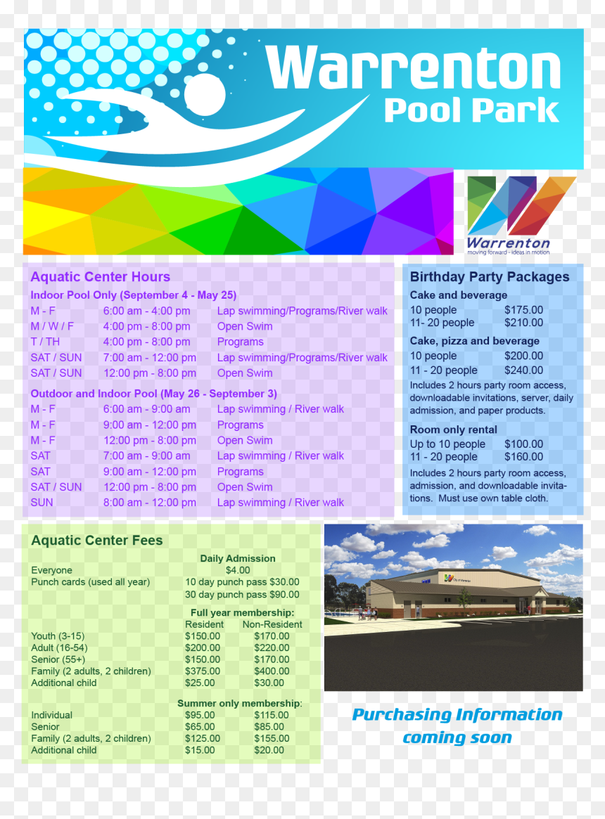 Warrenton Pool Park Fb - Flyer, HD Png Download - pool people png