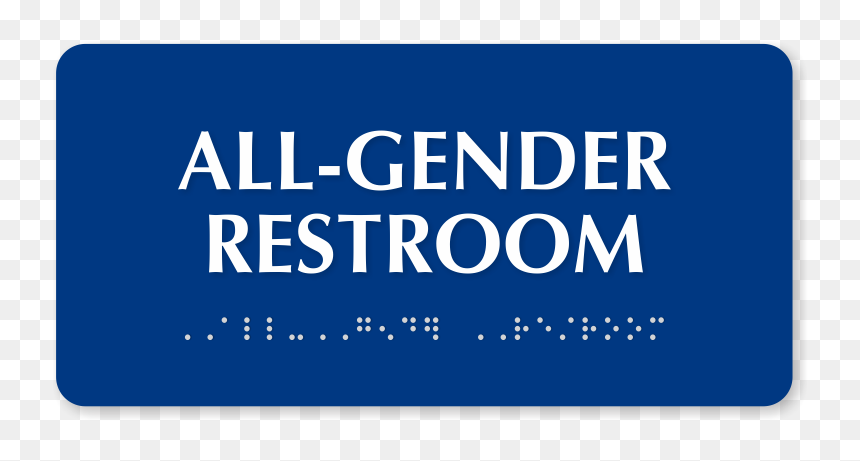 Sign, HD Png Download - restroom sign png