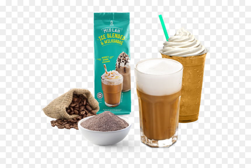 Mix Lah Ice Blended, HD Png Download - coffee powder png