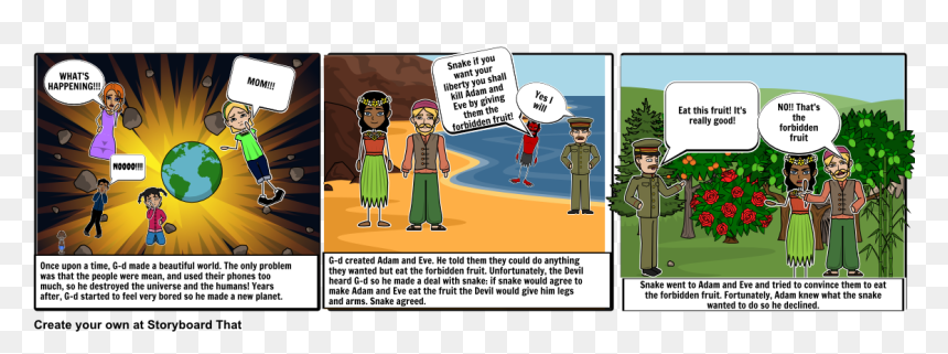 Adam And Eve Cartoon Storyboard, HD Png Download - zach lavine png