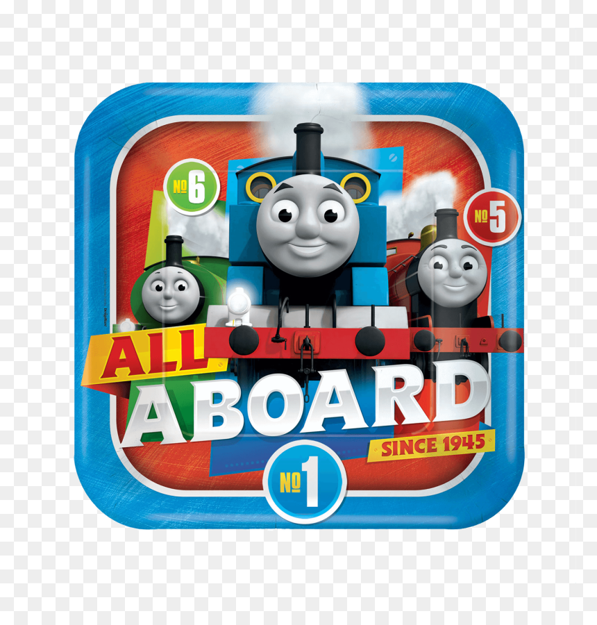Thomas & Friends Paper Plates - Thomas And Friends Paper Plates, HD Png Download - thomas and friends png