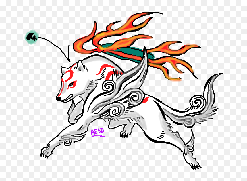 Thumb Image - Amaterasu Okami, HD Png Download - okami png