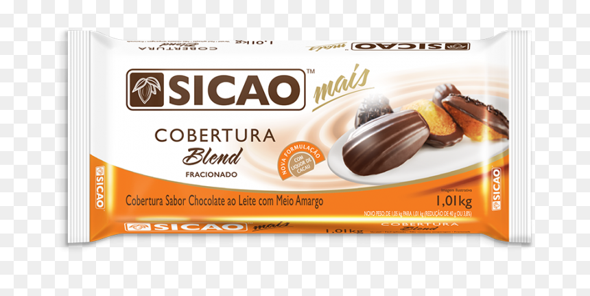 Chocolate Sicao Mais Blend, HD Png Download - chocolate derretido png