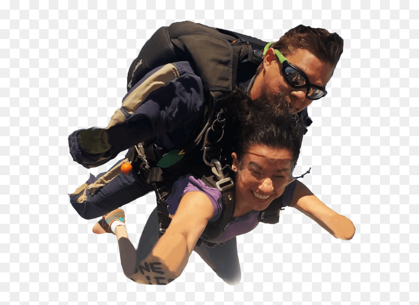 Tandem Skydiving, HD Png Download - skydiving png