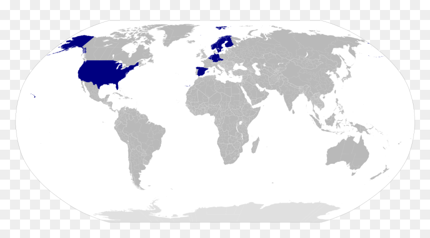 World Map, HD Png Download - kermit tea png