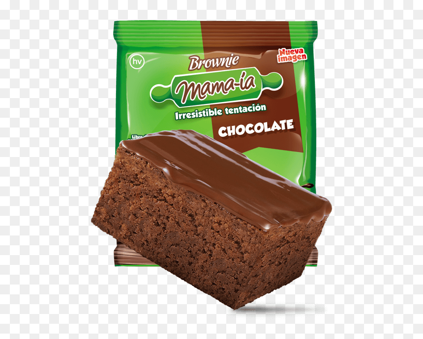 Brownie Chocolate - Brownie Mama-ia - Mama Ia, HD Png Download - chocolate derretido png
