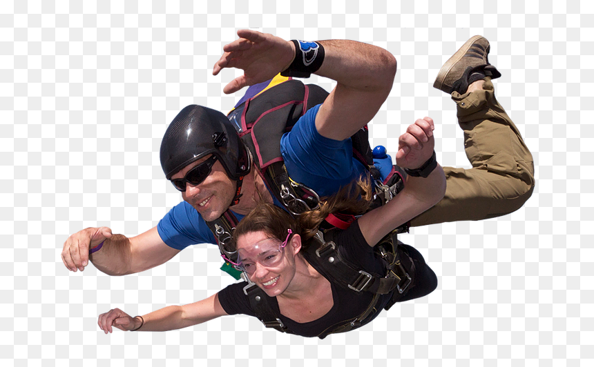 Tandem Skydive At Skydive Suffolk - Tandem Skydiving, HD Png Download - skydiving png