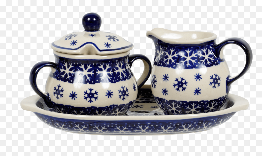 Cream And Sugar Set "
 Class="lazyload Lazyload Mirage - Blue And White Porcelain, HD Png Download - snow drift png