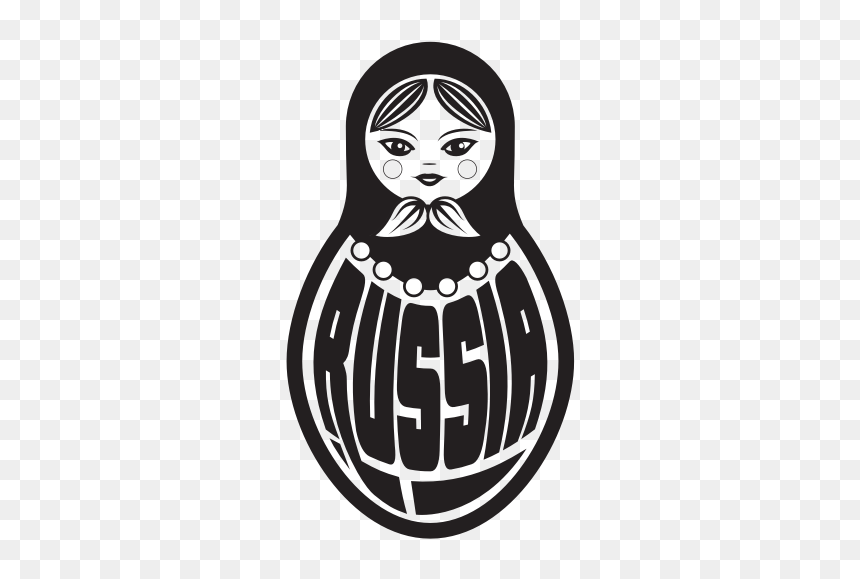 Russian Doll Silhouette - Matryoshka Russian Doll Png, Transparent Png - russian png