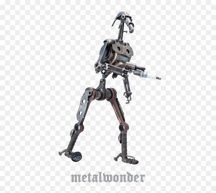 Battle Droid Metall Figur - Military Robot, HD Png Download - battle droid png