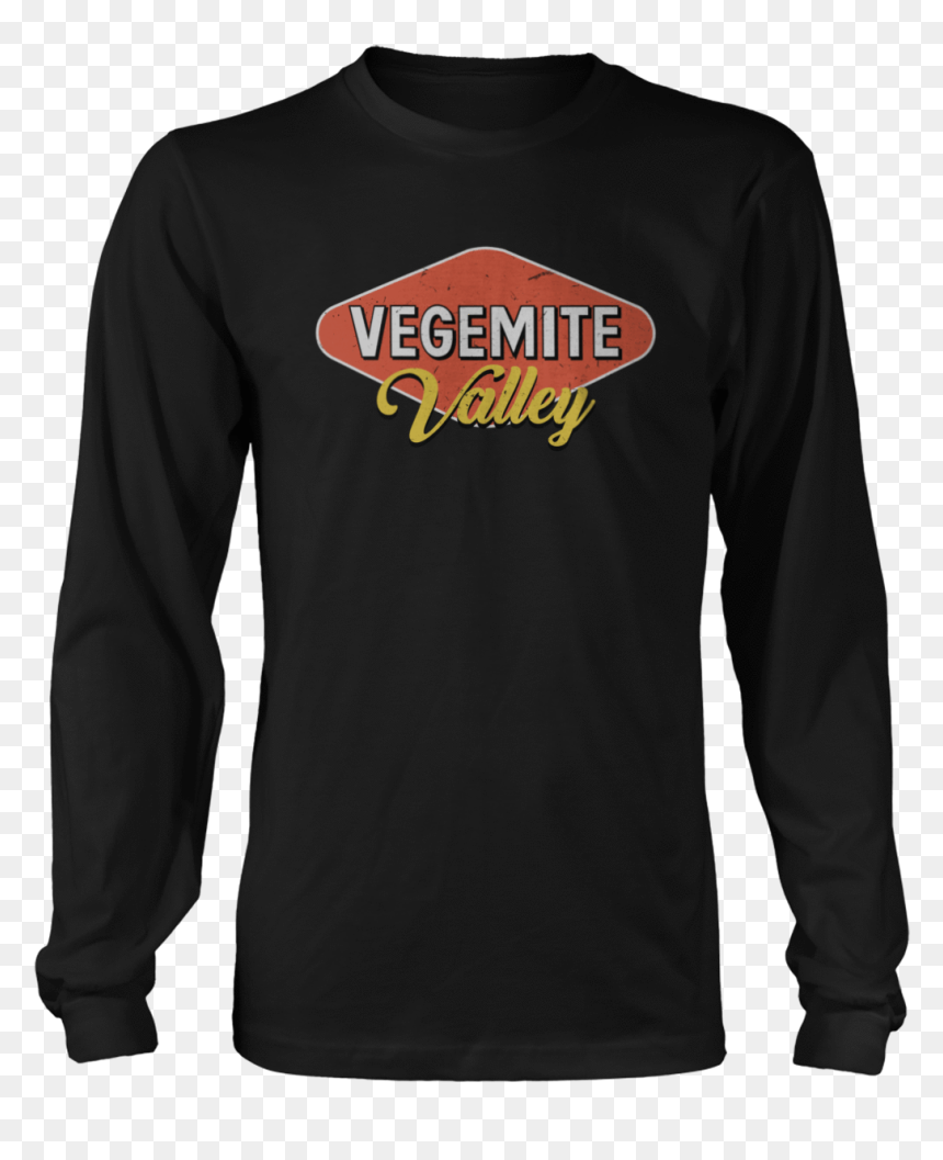 Long Sleeve Black Nirvana Shirt, HD Png Download - vegemite png