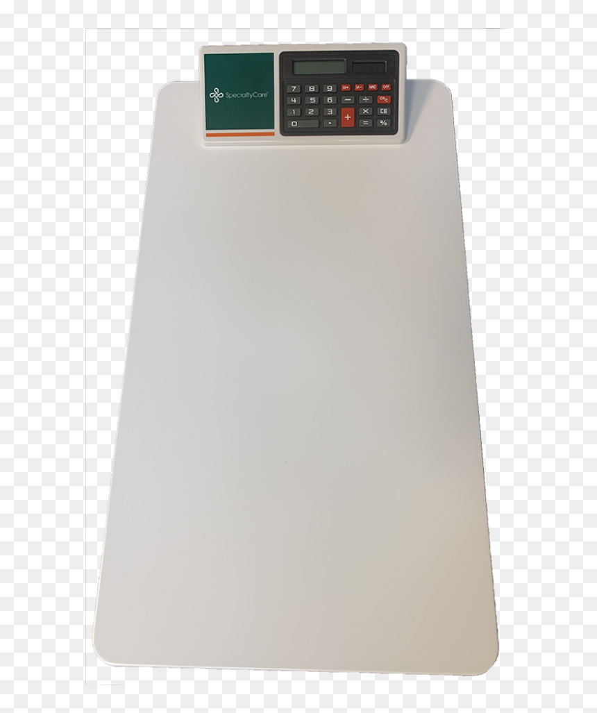 Legal Sized Clipboard With Calculator Clip - Medical Equipment, HD Png Download - clip board png