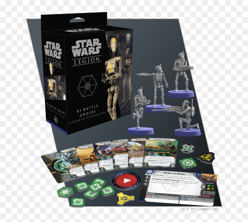 Star Wars Legion Expansions, HD Png Download - battle droid png