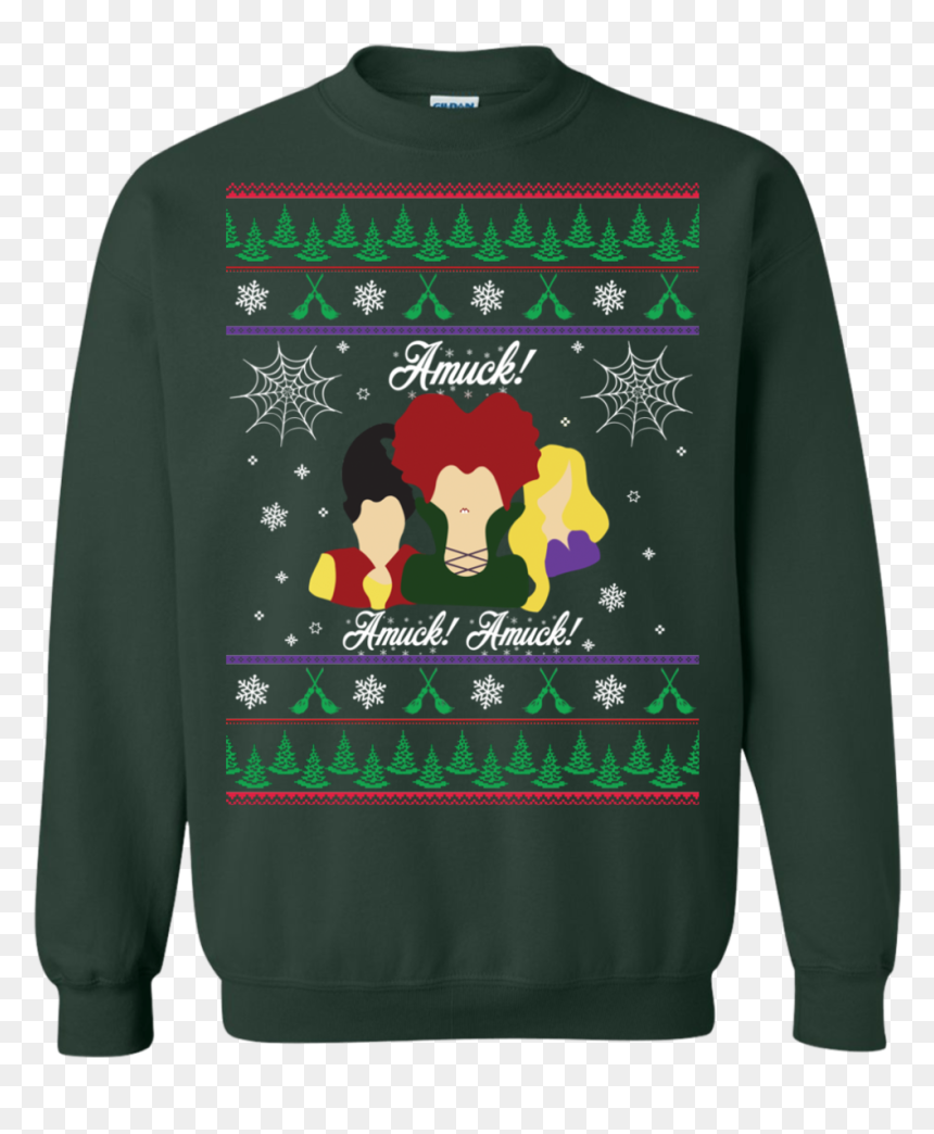 Hocus Pocus Amuck - Hocus Pocus Christmas Sweater, HD Png Download - hocus pocus png