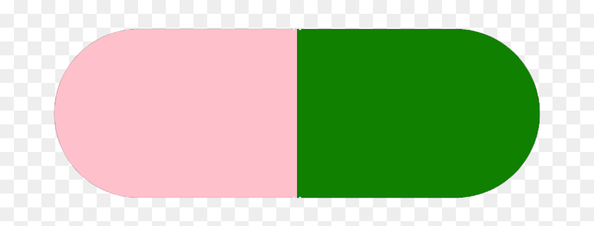 Lansoprazole Mg Medication Videos - Pink And Green Capsule, HD Png Download - pill shape png