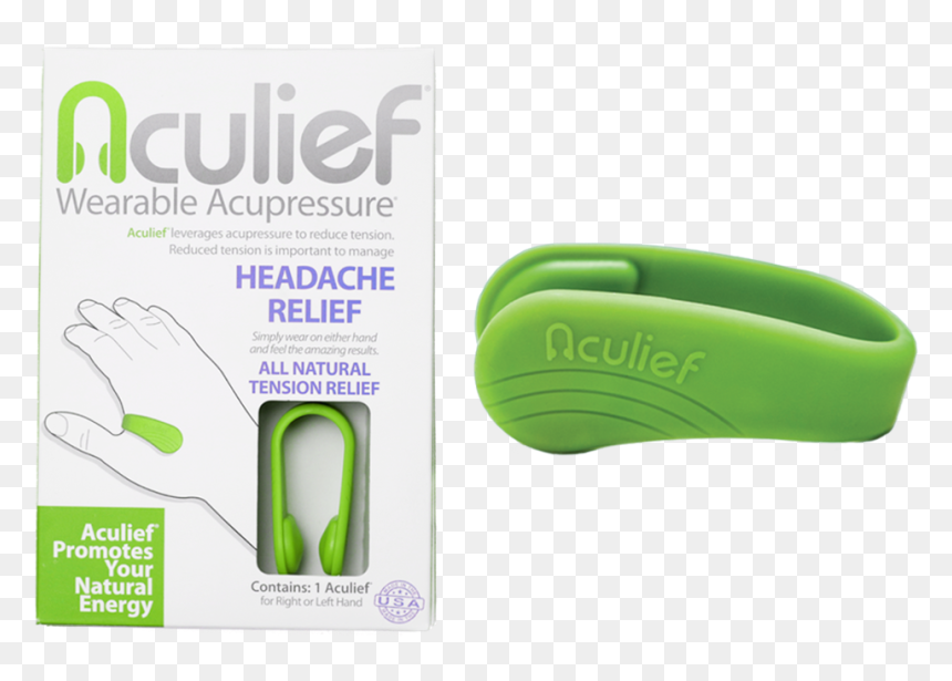 Aculief Wearable Acupressure - Gadget, HD Png Download - headache png