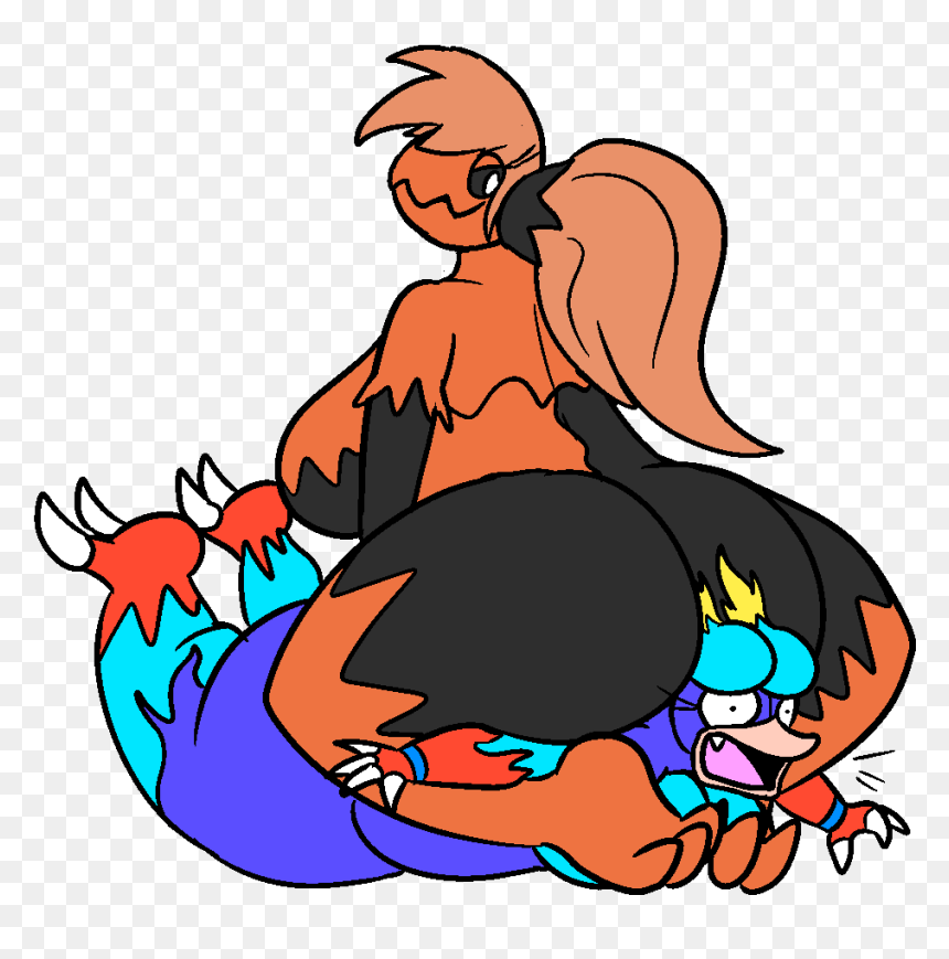 The Wild Chomp Pins A Magmar [com] - Cartoon, HD Png Download - magmar png