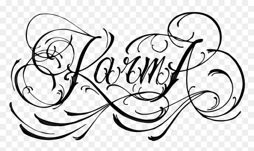 Line Art, HD Png Download - karma png