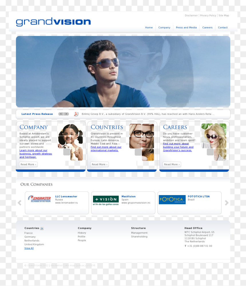 Gafas Png , Png Download - Grandvision, Transparent Png - gafas png
