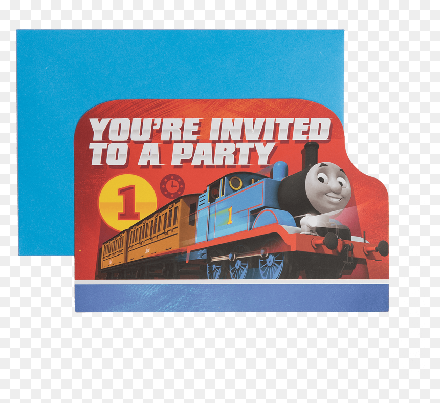 Thomas & Friends Party Invitations With Envelopes - Invitation, HD Png Download - thomas and friends png
