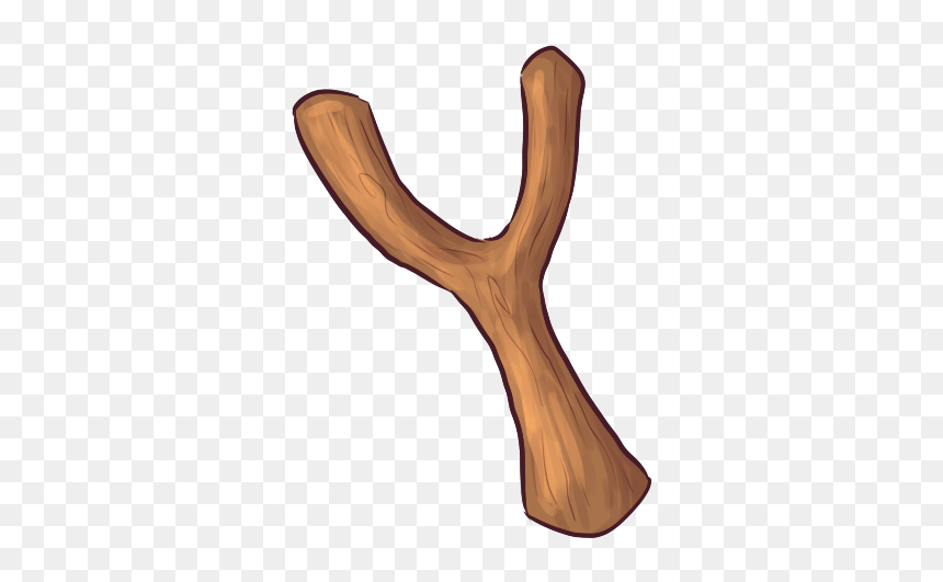 Slingshot Stick - Wood, HD Png Download - slingshot png