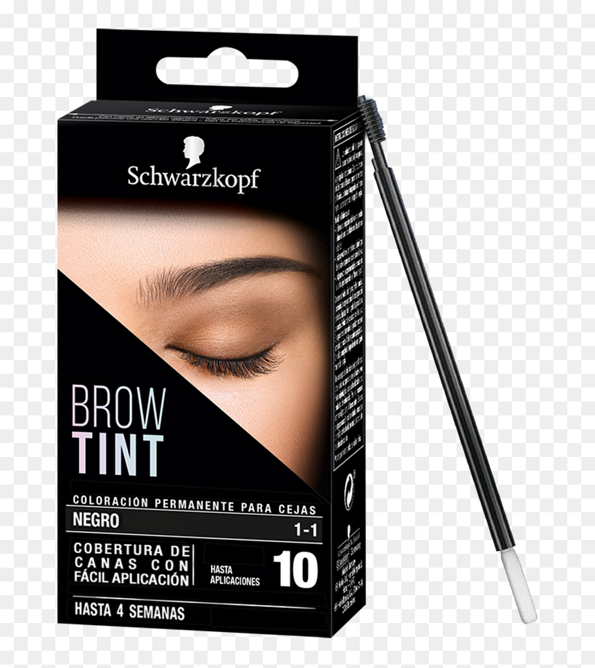 Black - Brow Tint Schwarzkopf, HD Png Download - cejas png
