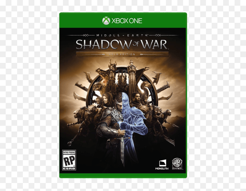 Shadow Of War Xbox One, HD Png Download - shadow of mordor png