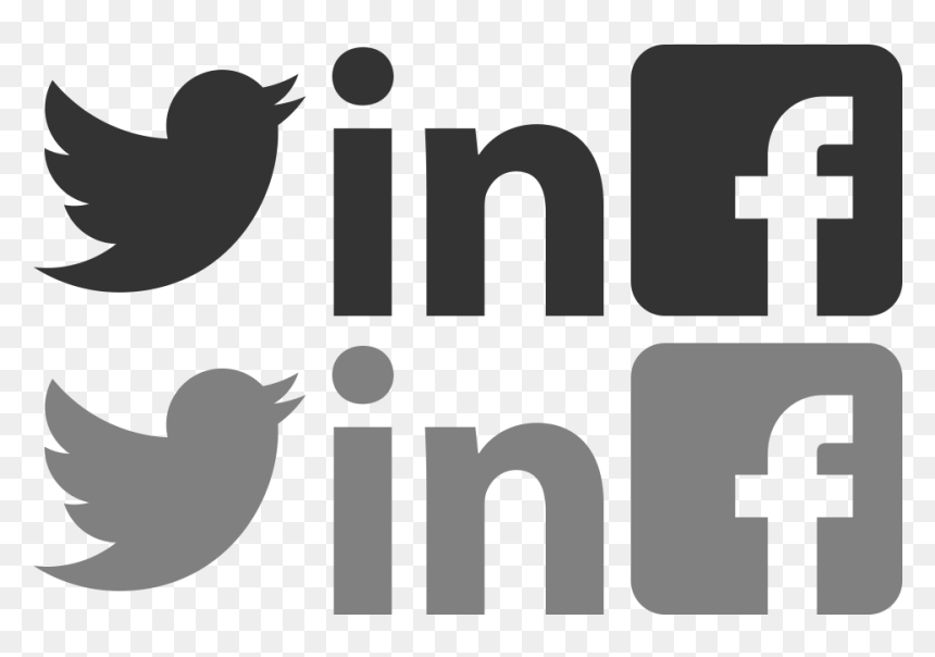 Illustration, HD Png Download - social media icons black png