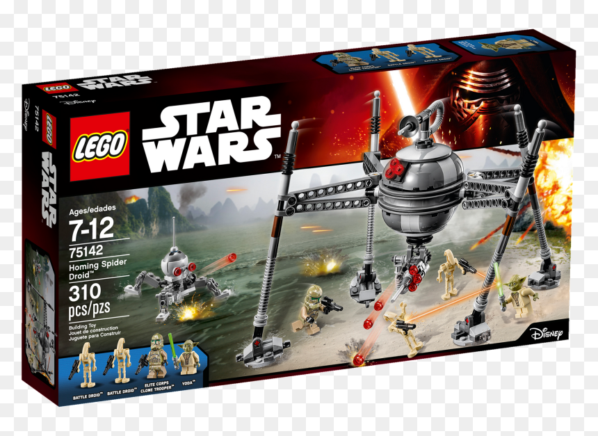 Lego Homing Spider Droid, HD Png Download - battle droid png