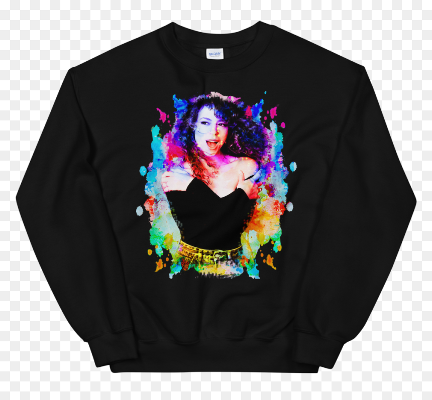 Mariah Carey Watercolor Portrait Unisex Sweatshirt, HD Png Download - mariah carey png