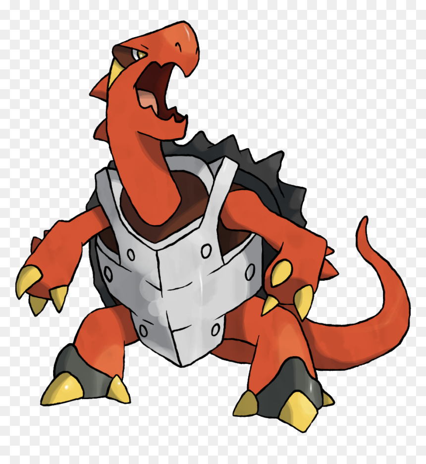 Pokemon Clipart Red Orange - Fakemon Tartaruga, HD Png Download - magmar png