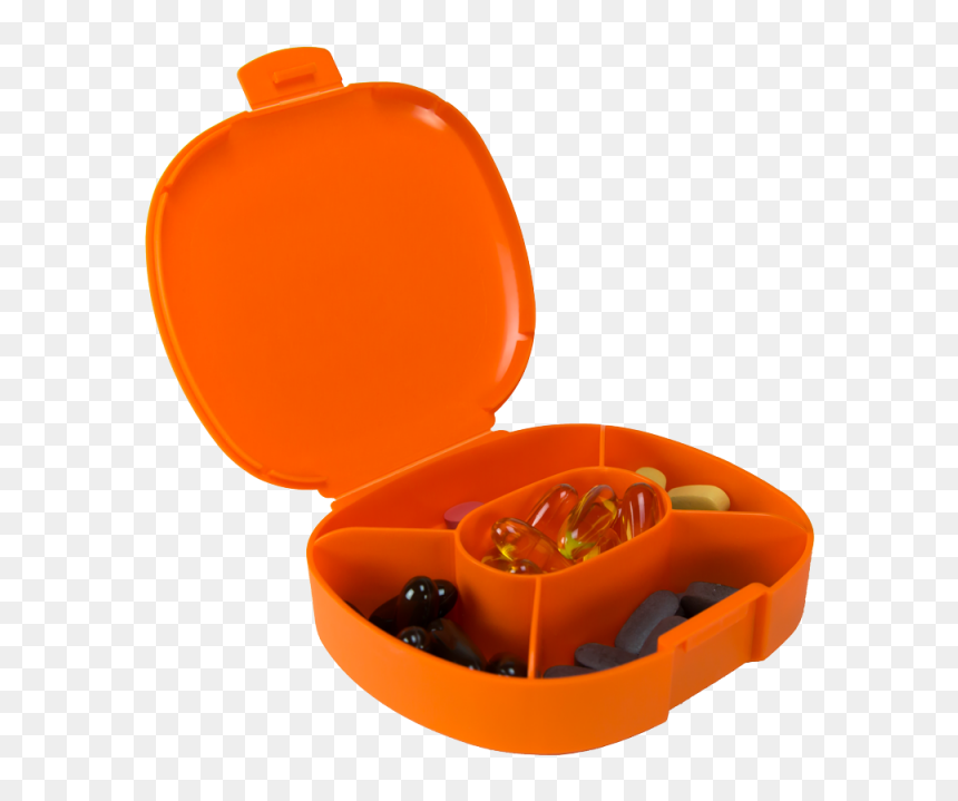 Prozis Shape Your Road Pillbox Single Size Orange Full - Prozis Shape Your Road Pillbox, HD Png Download - pill shape png