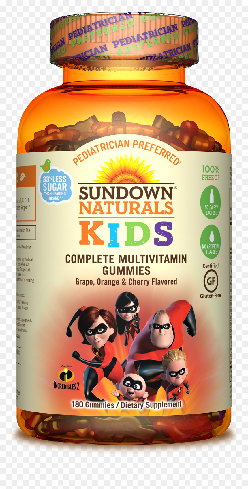 Children"s Vitamins , Png Download - Sundown Naturals Kids Complete Multivitamin Gummies, Transparent Png - vitamins png