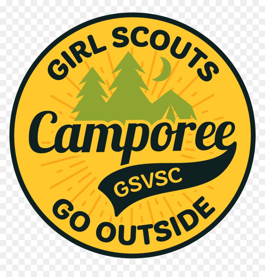 Girl Scouts Go Outside Camporee Patch Take - Camporee Girl Scouts, HD Png Download - girl scouts png
