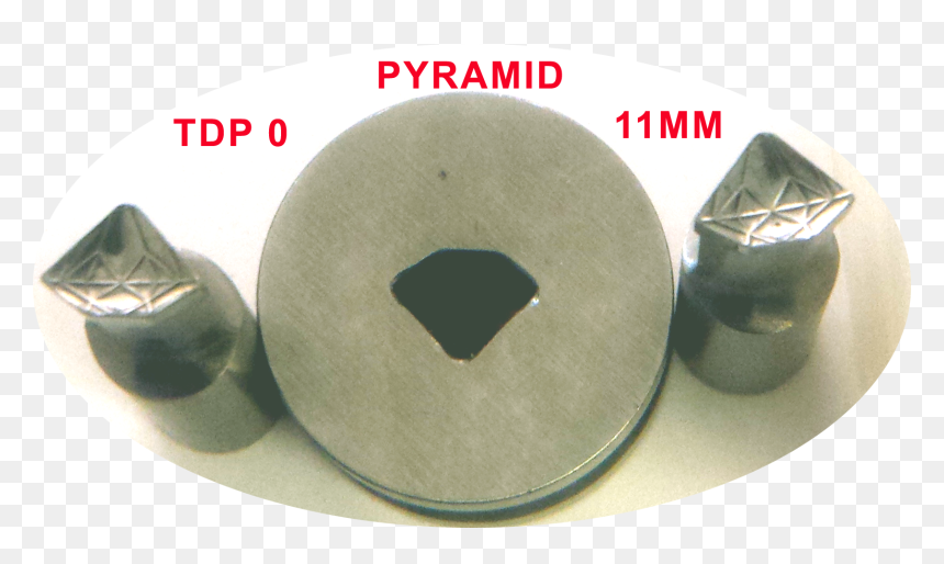 Pyramid Shape Round Steel 8mm Punch Tablet Machine - Circle, HD Png Download - pill shape png