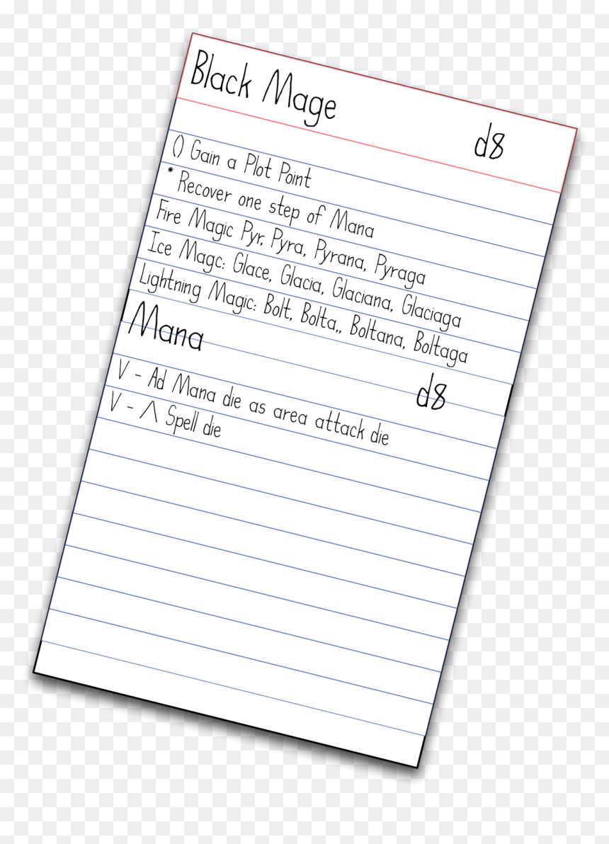 Document, HD Png Download - black mage png