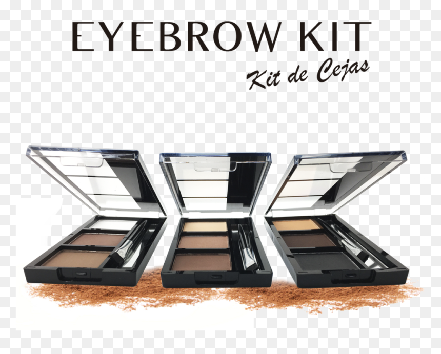 Eyebrow Kit Estuche Set Para Cejas Trio Con Aplicador - Eye Shadow, HD Png Download - cejas png