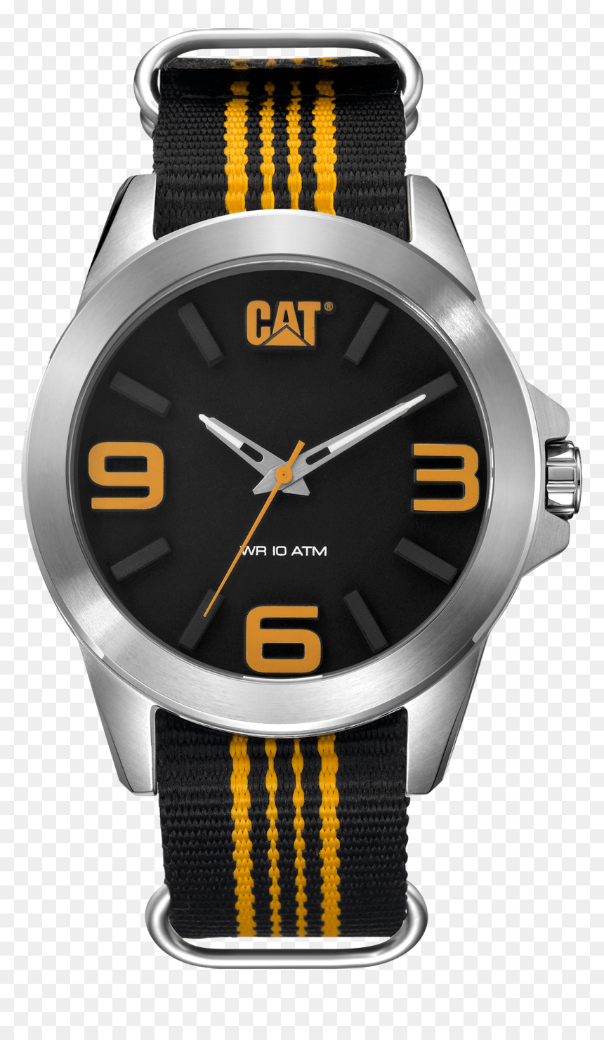 Man Stainless Steel Caterpillar Watch, HD Png Download - yt png
