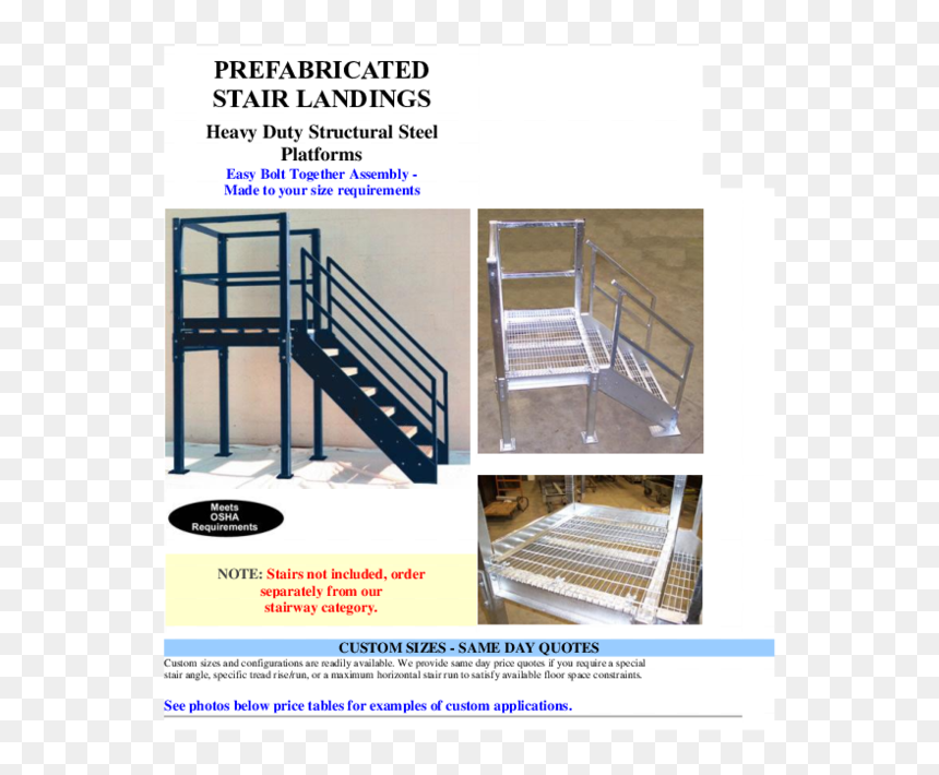 Steel Stair Landing, HD Png Download - stairway png