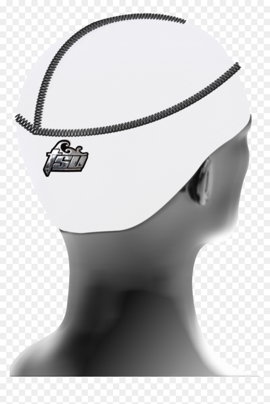 Tsurag 1 White Stringless Durag Large / Extra Large-brush - Headpiece, HD Png Download - durag png