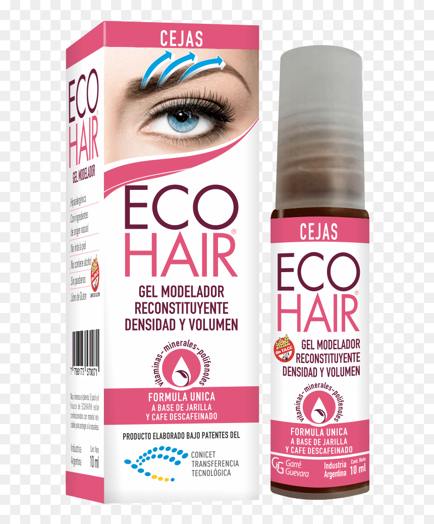 Ecohair Cejas - Modelador Cejas Eco Hair Gel, HD Png Download - cejas png