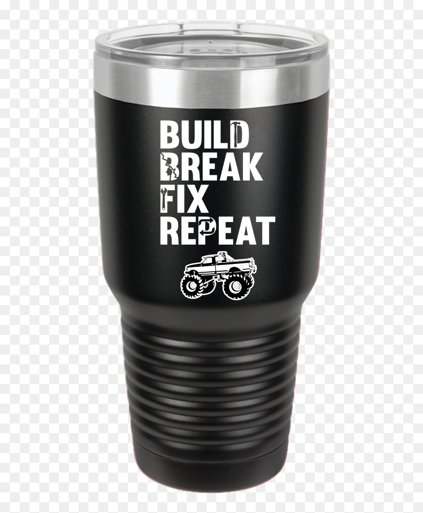 Build Break Fix Repeat Lifted Truck Polar Camel 30oz - Guinness, HD Png Download - lifted truck png