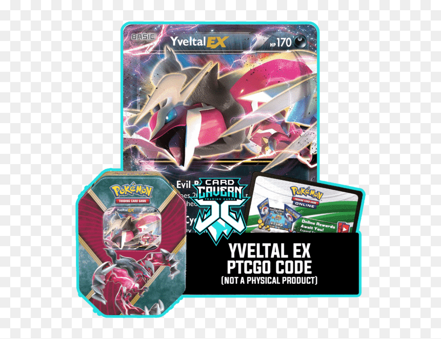 Galar Tin Ptcgo Code, HD Png Download - yveltal png