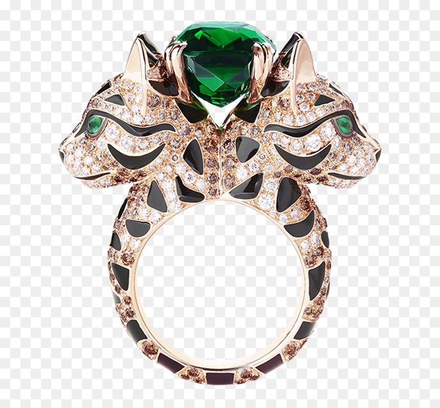 Fuzzy The Leopard Cat Ring, HD Png Download - septum ring png